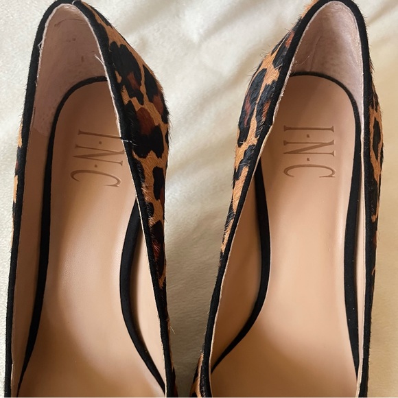 Inc Leopard print pointed toe heels - Picture 3 of 11